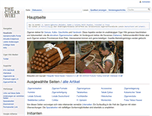 Tablet Screenshot of cigar-wiki.com